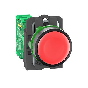 Botão Ø22Mm Plástico, Transmissor Sem Fio E Sem Bateria, Vermelho ZB5RTA4 SCHNEIDER