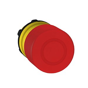Cabeçote Para Botão De Emergência Ø22Mm Plástico, Puxar Para Destravar, Cogumelo Ø30Mm, Vermelho ZB5AT844 SCHNEIDER