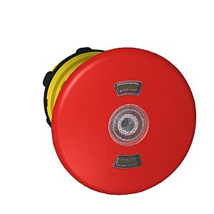 Cabeçote Para Botão De Emergência Luminoso Ø22Mm Plástico, Puxar Para Destravar, Cogumelo Ø40Mm, Vermelho ZB5AT8643M SCHNEIDER
