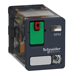 Relé De Potência, 15A, 2Naf, Botão De Teste, Led, 120Vca RPM22F7 SCHNEIDER