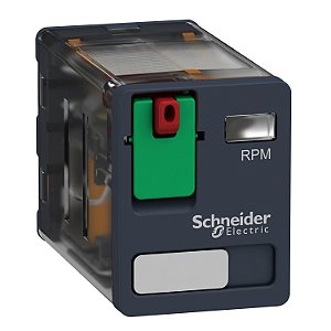 Relé De Potência, 15A, 2Naf, Botão De Teste, 230Vca RPM21P7 SCHNEIDER