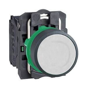 Botão Ø22Mm Plástico, Retorno Por Mola, Branco, Na XB5AA11 SCHNEIDER