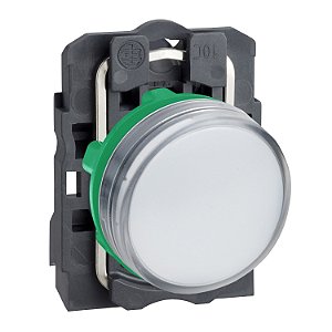Sinalizador Modular Ø22Mm Plástico, Led, Branco, 24Vca/Cc XB5AVB1 SCHNEIDER