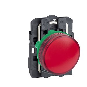 Sinalizador Modular Ø22Mm Plástico Para Lâmpada Ba9S, Vermelho, ≤250V XB5AV64 SCHNEIDER