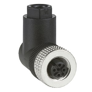Conector M12 Cotoveloovelo 4 Pinos XZCC12FCM40B SCHNEIDER