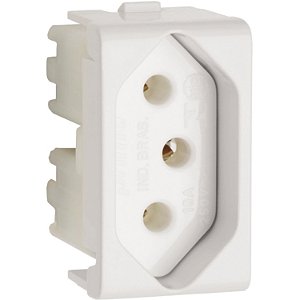 Modulo Tomada 2P+T 20A 250V 1M Br PRM04731 SCHNEIDER