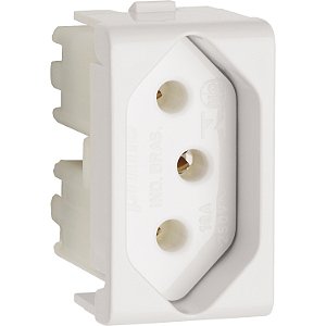 Modulo Tomada 2P+T 10A 250V 1M Br PRM04721 SCHNEIDER