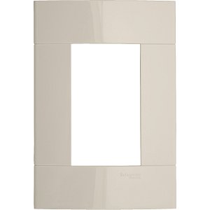 Placa 4X2 3 Postos Marfim Saara PRM044232 SCHNEIDER