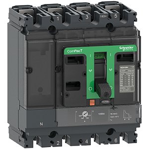 Disjuntor Nsx100R Tm100D 4P4D C10R4TM100 SCHNEIDER