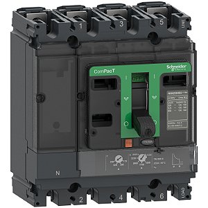 Disjuntor Nsx160N Tm125D 4P3D C16N6TM125 SCHNEIDER