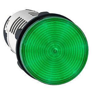Sinalizador Monobloco Ø22Mm Plástico, Led, Verde, 230Vca XB7EV03MP SCHNEIDER