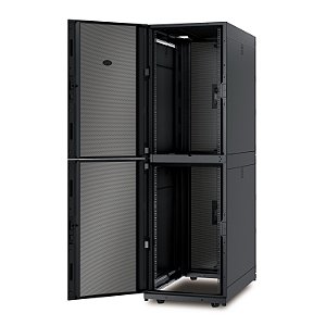 Invólucro Netshelter Sx Para Hospedagem De Equipamentos, 2 X 20 U, 600 Mm De Largura X 1070 Mm De Profundidade, Com Painéis Laterais, Negro AR3200 SCHNEIDER