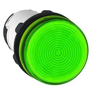 Sinalizador Monobloco Ø22Mm Plástico Com Lâmpada Ba9S, Verde, 230Vca XB7EV73P SCHNEIDER