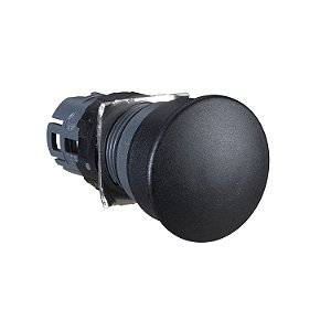 Cabecote Para Botao 16Mm Plastico Soco D24Mm Redondo Preto ZB6AC2 SCHNEIDER