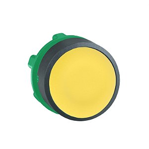 Cabeçote Para Botão Ø22Mm Plástico, Faceado, Com Retenção, Amarelo ZB5AH05 SCHNEIDER