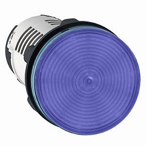 Sinalizador Monobloco Ø22Mm Plástico, Led, Azul, 24Vca/Cc XB7EV06BP SCHNEIDER