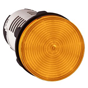 Sinalizador Monobloco Ø22Mm Plástico, Led, Âmbar, 24Vca/Cc XB7EV08BP SCHNEIDER