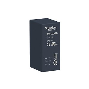 Relé De Interface, 12A, 1Naf, 24Vcc RSB1A120BD SCHNEIDER