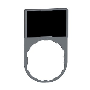 Porta Etiqueta 30X50Mm Preto Vermelho Sem Gravacao ZBY6101 SCHNEIDER