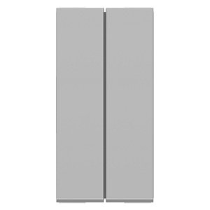Modulo Duplo(Meio Mód) Interruptor Simples 10Ax 250V 1M Aluminium S70100174 SCHNEIDER