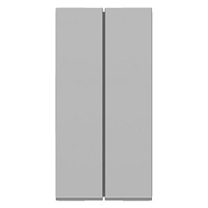 Modulo Duplo ( Meio Módulo ) Interruptor Paralelo 10Ax 250V 1M Aluminium S70100374 SCHNEIDER