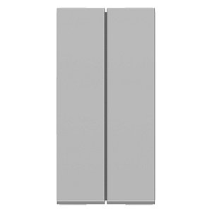 Modulo Duplo Pulsador Universal (Sem Gravacao) 10A 250V 1M Aluminium S70100674 SCHNEIDER