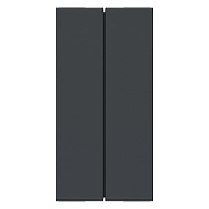 Modulo Duplo Pulsador Universal (Sem Gravacao) 10A 250V 1M Grafite S70100694 SCHNEIDER