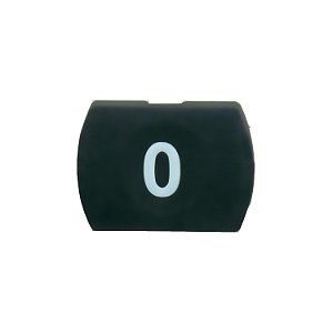 Capsula Com Marcacao O Para Botao 16Mm Plastico Retangular P ZB6YD200 SCHNEIDER