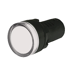Pilot Light, Plastic, White, Ø 22 Mm, With Integral Led, 380…400V Ac, Anti-Interference XA2EVQ5LC SCHNEIDER