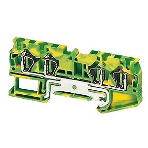 Conector Mola Protecao Terra 4Mm2 4 Pontos NSYTRR44PE SCHNEIDER