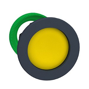 Flush Mounted Yellow Pushbutton Head Recessed ZB5FA56 SCHNEIDER