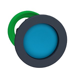 Flush Mounted Blue Pushbutton Head Recessed ZB5FA66 APC