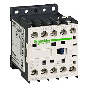 Contator Auxiliar Tesys K 3Na+1Nf 110Vcc Com Supressor CA3KN31FD3 APC