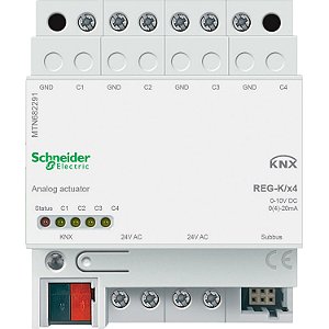 Modulo Atuador Analogico Knx Reg-K/4-Gang MTN682291 APC