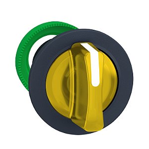 Flush Mounted Xb5 Yellow Selector Switch 3 Position ZB5FK1583 SCHNEIDER