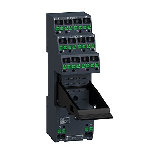 Base Com Terminais Por Pressão, Contatos Separados, 12A, Para Relés Rxm2/Rxm4 RXZE14P SCHNEIDER
