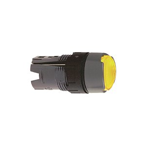 Cabecote Para Botao 16Mm Plastico Luminoso Redondo Amarelo ZB6AW5 APC