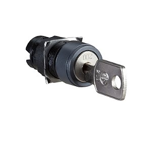 Cabecote Para Comutador 16Mm Com Chave Redondo 3Posicoes Cen ZB6AGT SCHNEIDER