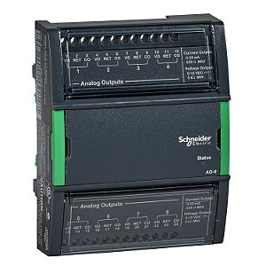 Módulo De Expansão Smartx Ao-8 - 8 Saídas Analógicas (0-10Vdc Ou 0-20Ma) SXWAO8XXX10001 SCHNEIDER