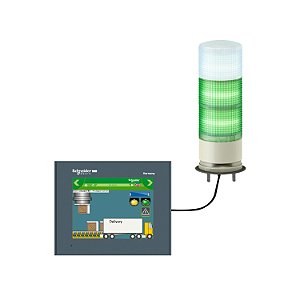 Coluna Luminosa Monobloco C Sirene Mont.Direta Na Base Usb P Ihm XVGU3SWV SCHNEIDER