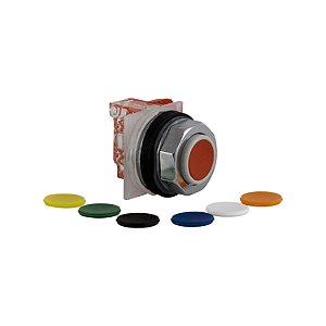 Botao 30Mm Metalico Saliente 1Nf Multicores 9001KR3UH6 APC
