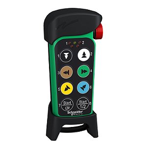 Remote Control Exlhoist Compact, 6 Motion Push Buttons, 2 Auxiliary Push Buttons, Led ZART8LS SCHNEIDER