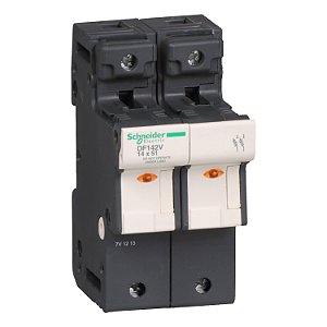 Porta Fusivel Com Indicador Bipolar 50A 14X51 DF142V APC