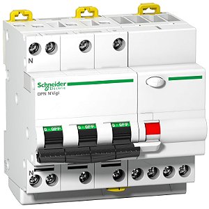Disjuntor Diferencial Residual Dpnn Vigi 3P+N 25A Curva B 30Ma 6000A Classe Ac A9D55725 APC