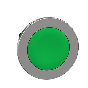 Cabeçote Para Botão Faceado Ø30Mm Metálico, Retorno Por Mola, Verde ZB4FA3 SCHNEIDER