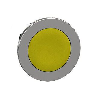 Cabeçote Para Botão Faceado Ø30Mm Metálico, Retorno Por Mola, Amarelo ZB4FA5 SCHNEIDER