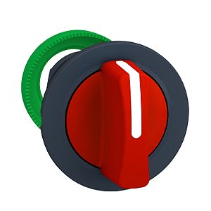 Flush Mounted Red Selector Switch Head 3 Pos Stay Put ZB5FD304 SCHNEIDER
