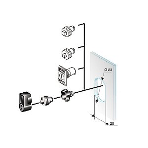 Fecho Triangulo 6,5Mm NSYTT6CRN SCHNEIDER