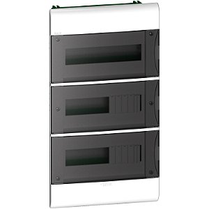 Easy9 - Plastic Enclosure - 36 Modules - Flush - With Smoked Door EZ9E3436 SCHNEIDER
