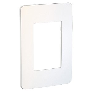 Orion - Cover-Frame 4X2 - 3 Modules - White / Chrome Soft S732103409 APC